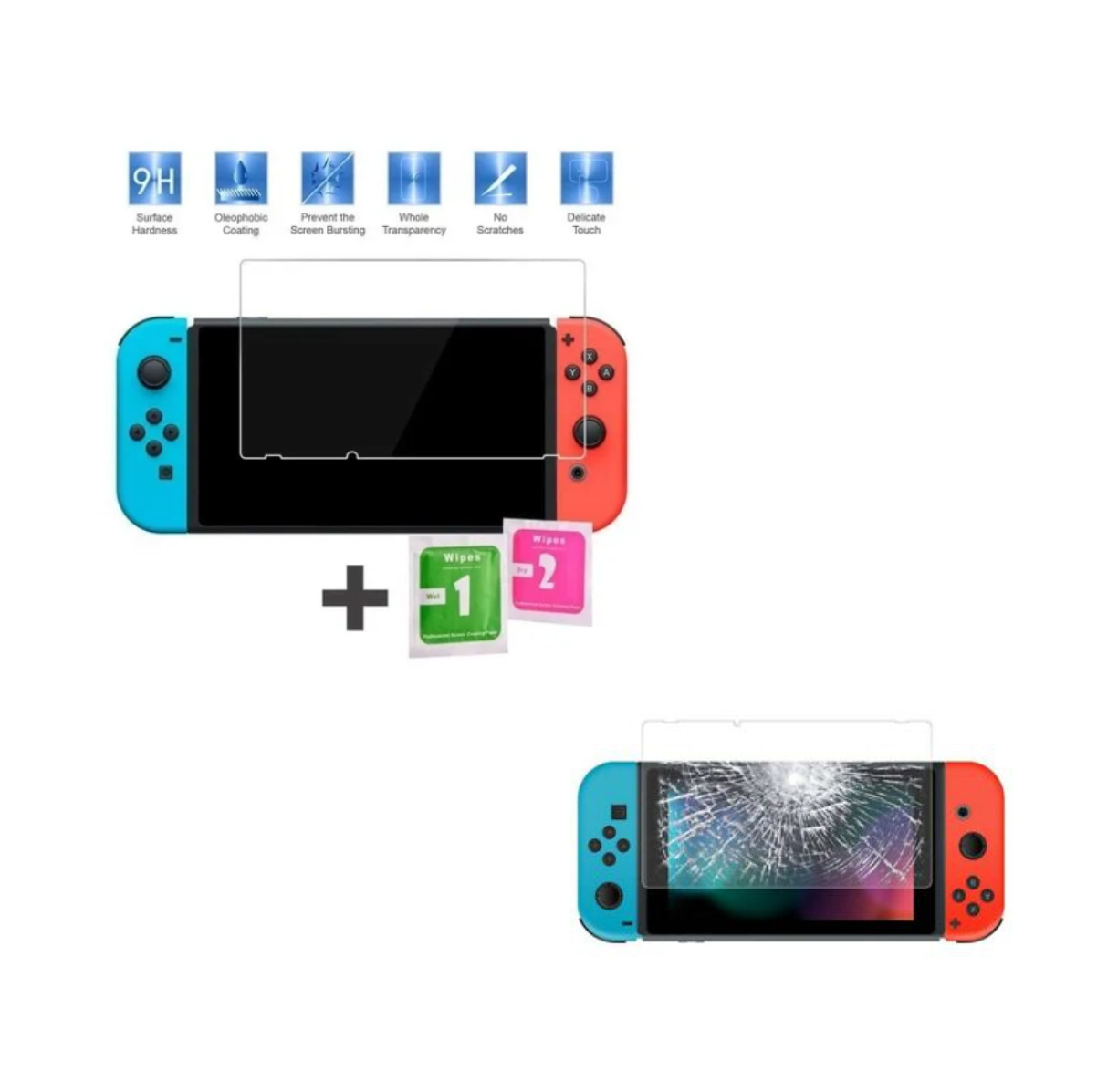 Vidrio Templado Para Nintendo Switch